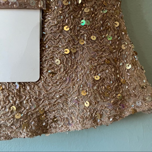 Adrianna Papello occasions women Sequin and beaded cowl neck top  size 14 - Picture 6 of 14